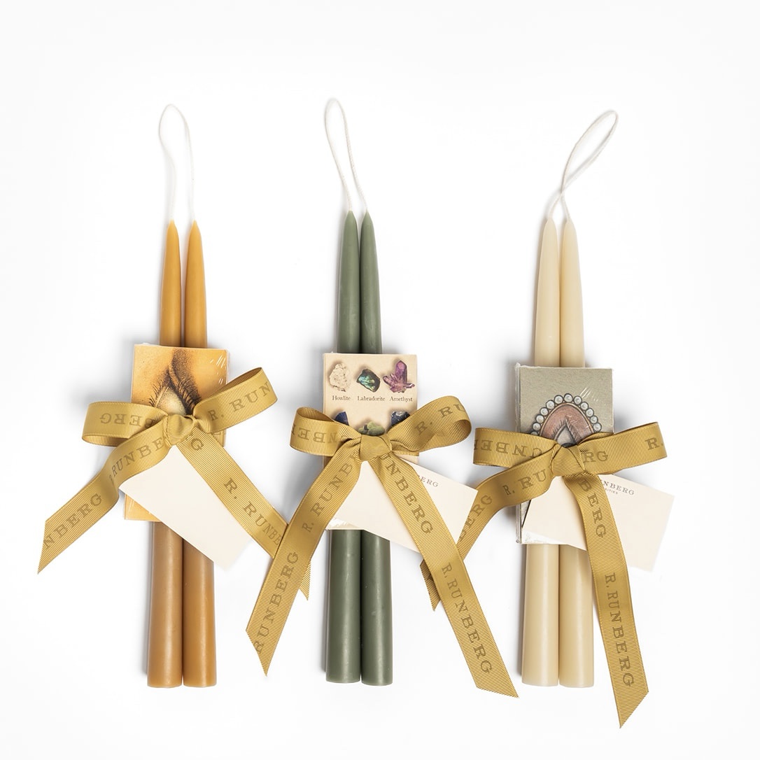 Eyes and Minerals Tapers and Matches Trio