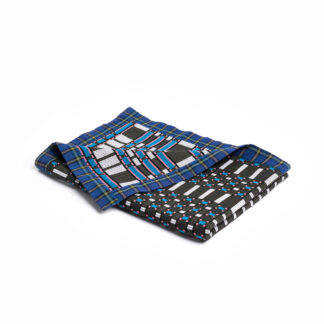 Gregory Parkinson Handloomed Blanket - parrot peat check