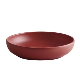 R+D.LAB ‘Bilancia’ XL Flat Bowl, pompei red, G&B Registry