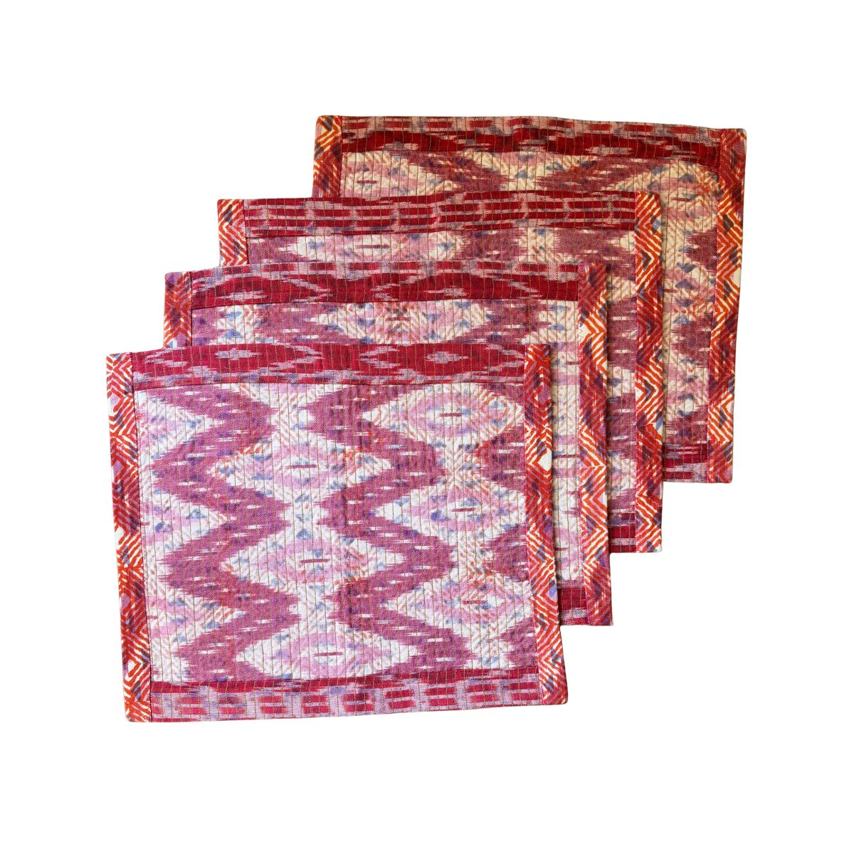 GP Placemats, petal blush zig zag, G&B Registry
