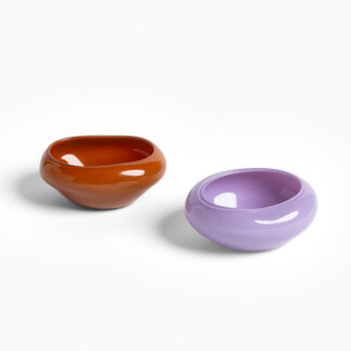 Helle Mardahl Candy Dish Pair - almond + lavender