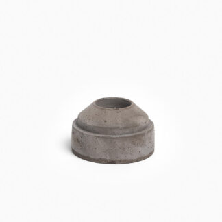 Bergs ‘Hoff’ Candleholder - raw grey