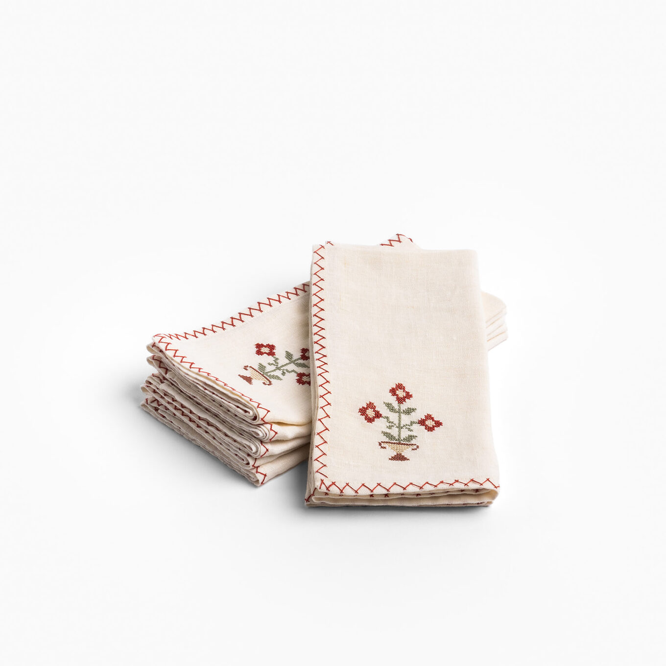 Bouquet Napkins, red