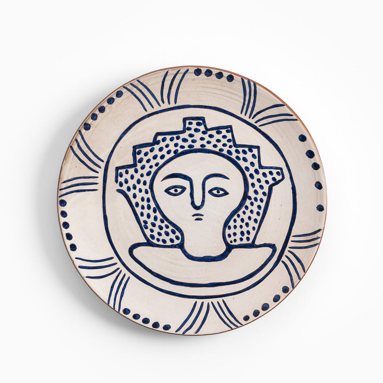 Taya Platter, white