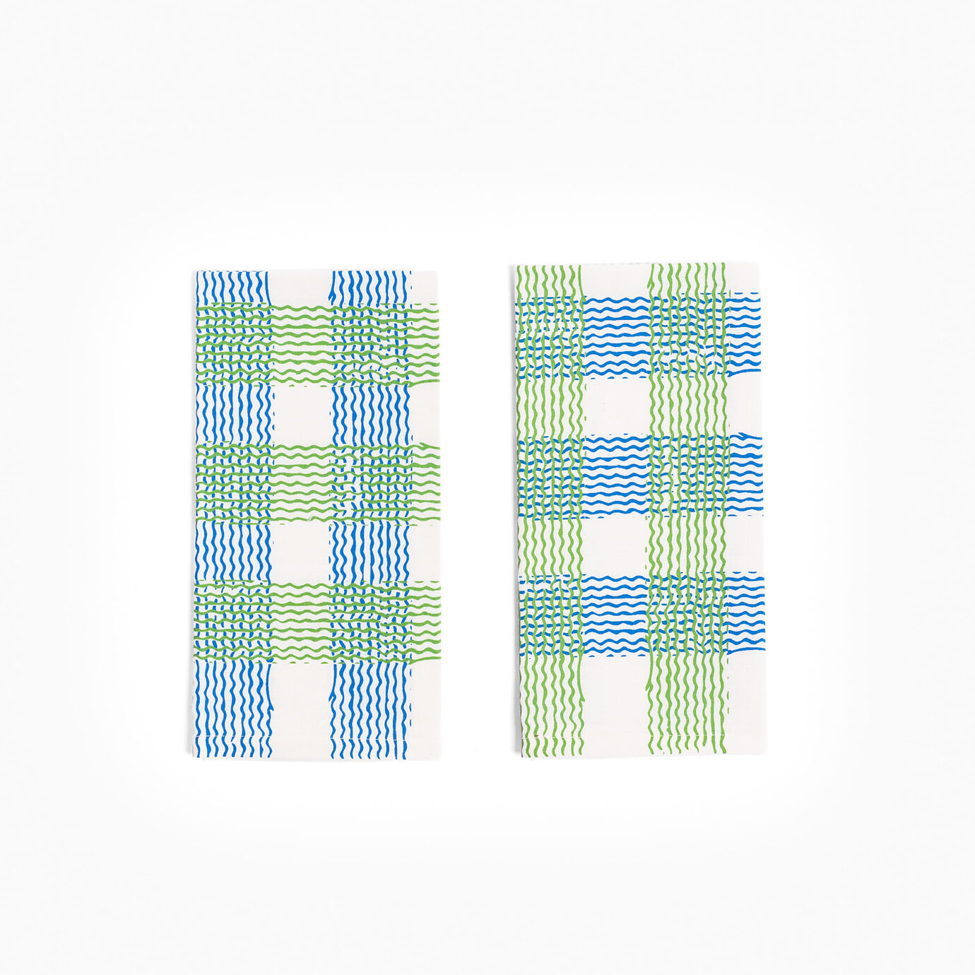 Curly Napkins, blue